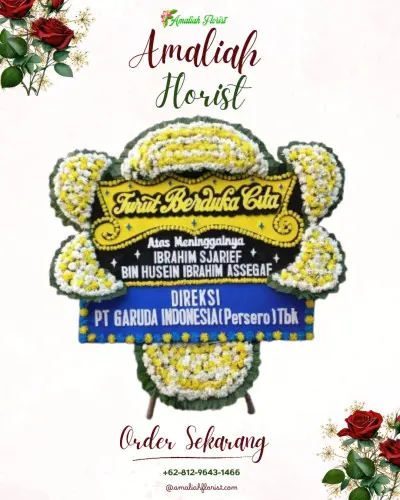 Papan Bunga Duka di Margadadi