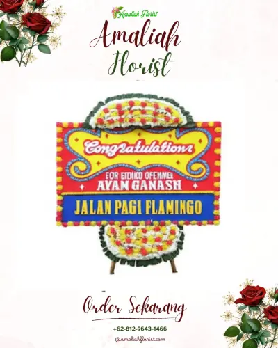 Bunga Papan Congratulation di Margadadi